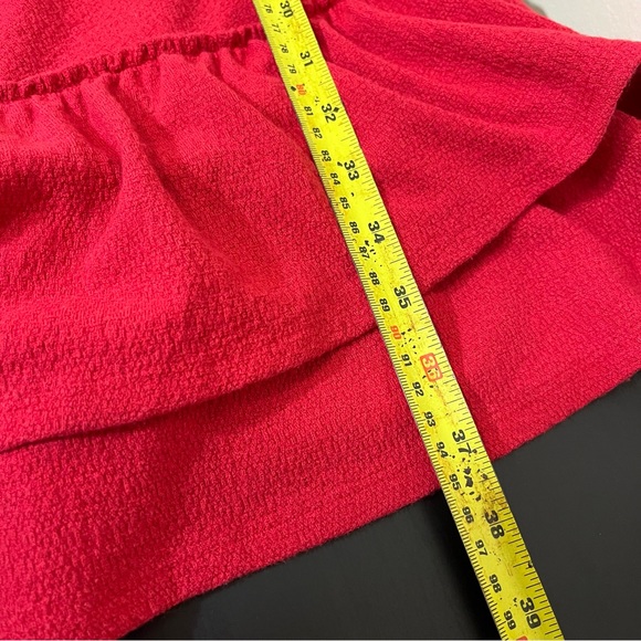 A Pea In The Pod Ruffle Hem Side Tie Maternity Dress - Picture 12 of 12